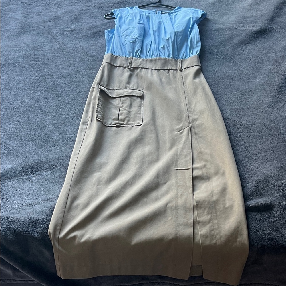 Zara Light Blue Blouse